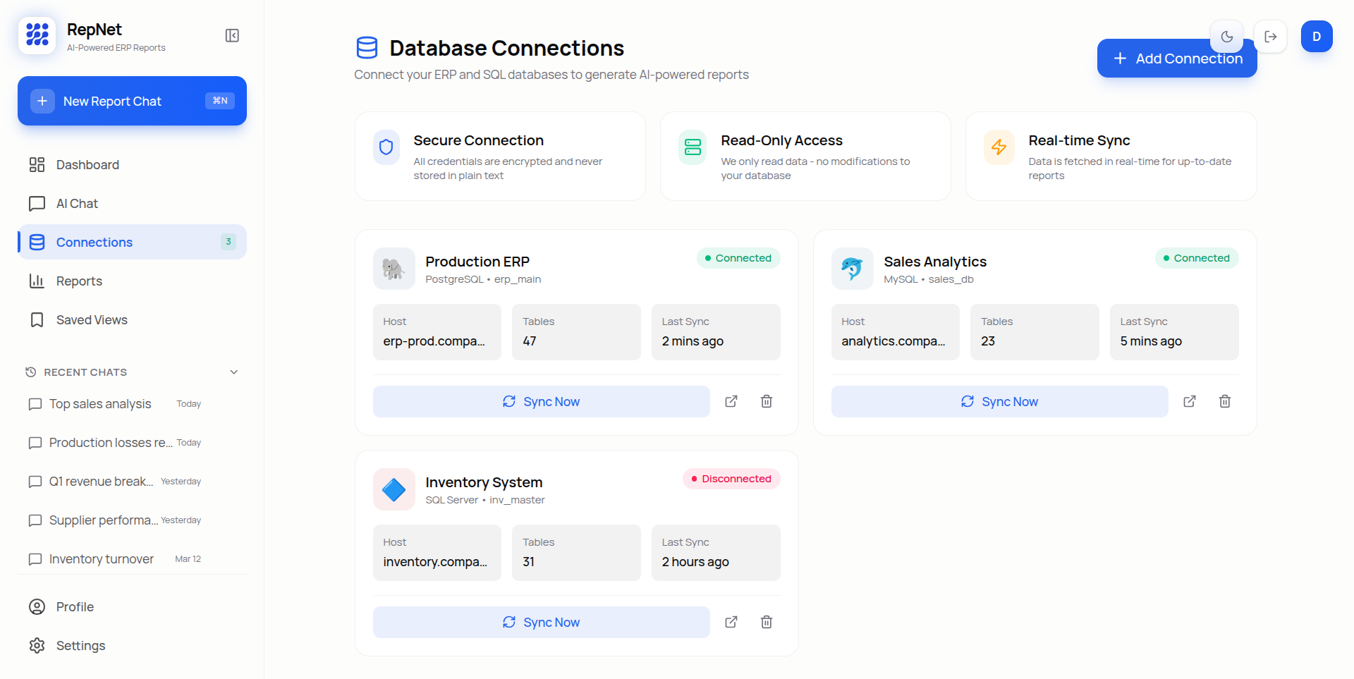 Repnex Connections Screenshot